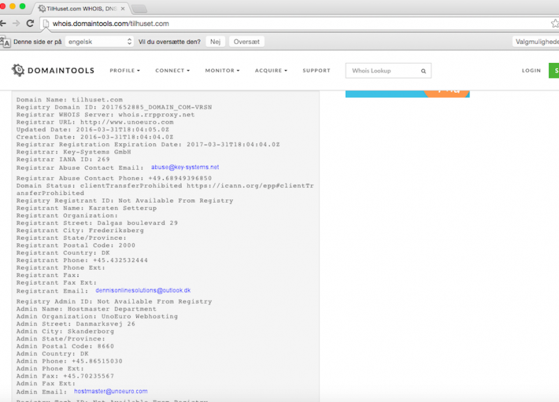 tilhuset.whois